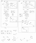 Carburetor Fuel Supply Diagram and Parts List for 297447-0159-G2  Briggs and Stratton Engine